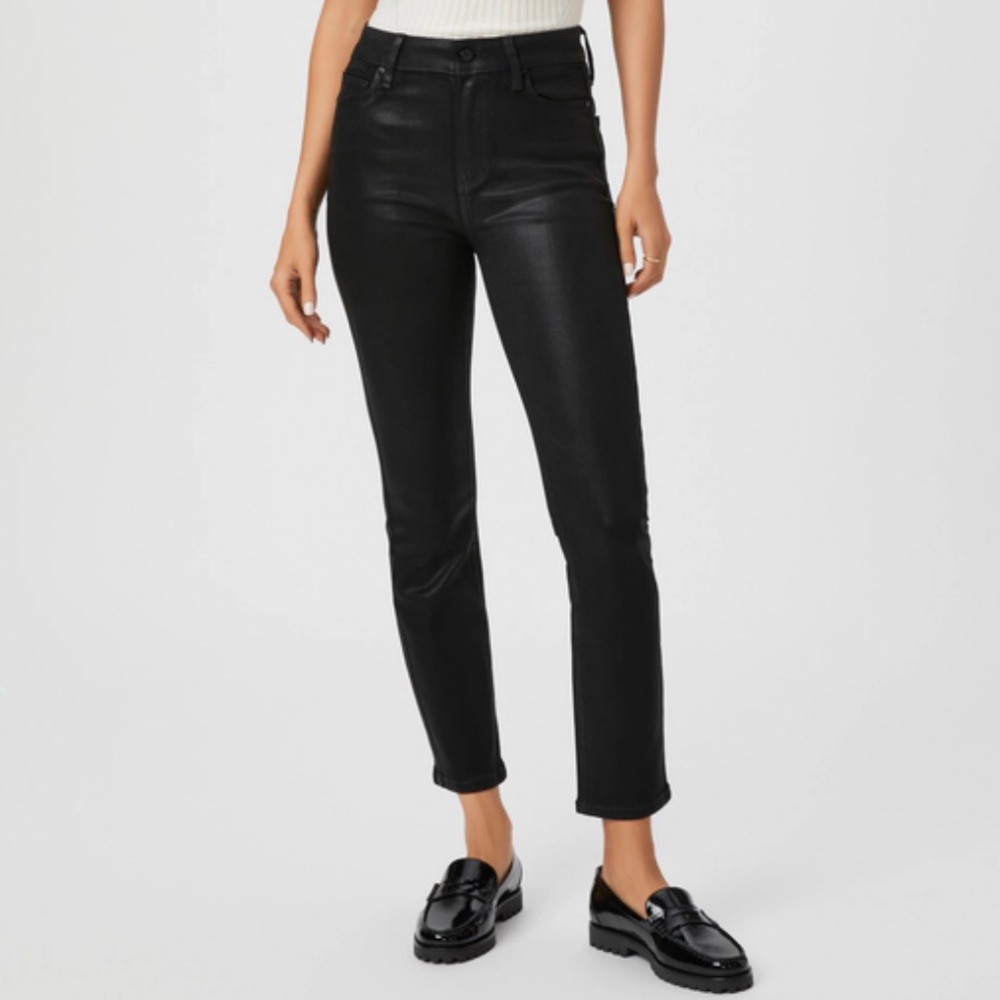 Paige Cindy Black Fog Luxe Coating Size 27